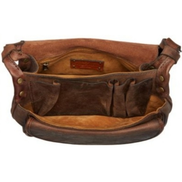 Patricia Nash Luciana Crossbody Leather Saddle Bag - Picture 10 of 16